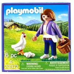 Playmobil 70372 Milka: Nő csirkével és tojással