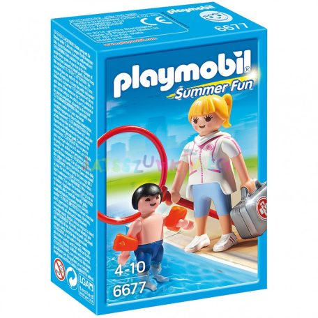 Playmobil Summer Fun 6677 - Úszómester lány