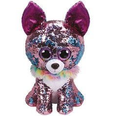   Ty Beanie Boos Flippables : Yappy csivava flitterekkel plüss