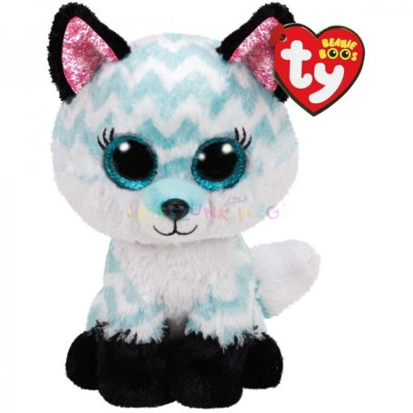 Ty Beanie boos: Atlas a fehér-türkiz róka 24cm