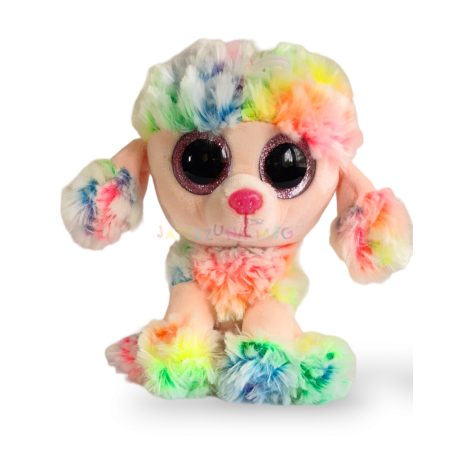 Ty Beanie Boos: Rainbow a szivárvány színű uszkár 15cm