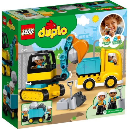 LEGO Duplo 10931: Teherautó és lánctalpas exkavátor