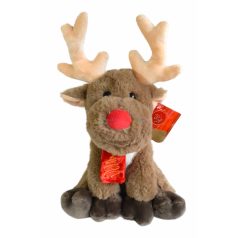 Keel Toys: Rudolf a rénszarvas plüss figura 25cm