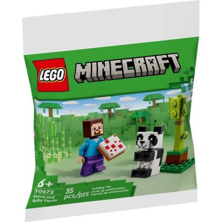 LEGO 30672 Minecraft: Steve és Pandabébi