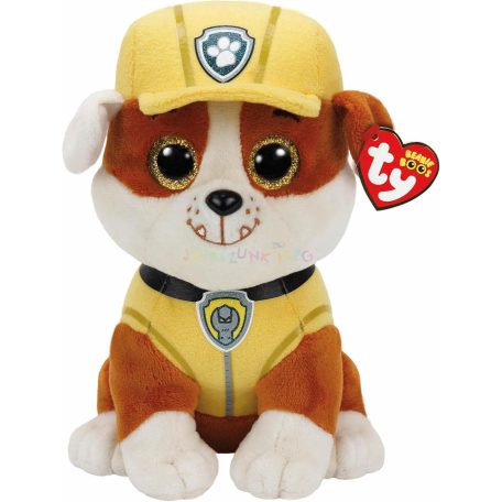 Ty Beanie Boos: Mancs Őrjárat - Rubble kutya plüss 15cm