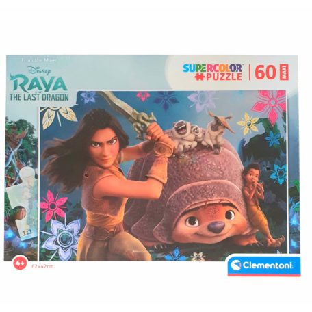 Clementoni SuperColor - Raya és az utolsó sárkány maxi puzzle 60 db-os (26459)